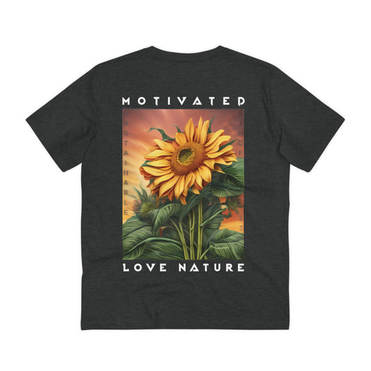 Organic "Love Nature Flower" T-Shirt